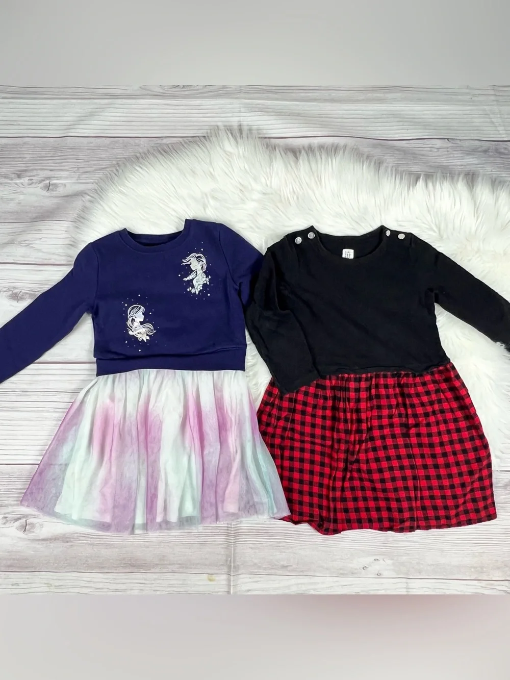 Girls 5T Fall Winter Clothing Bundle Disney Frozen Gap Lot 🍁
